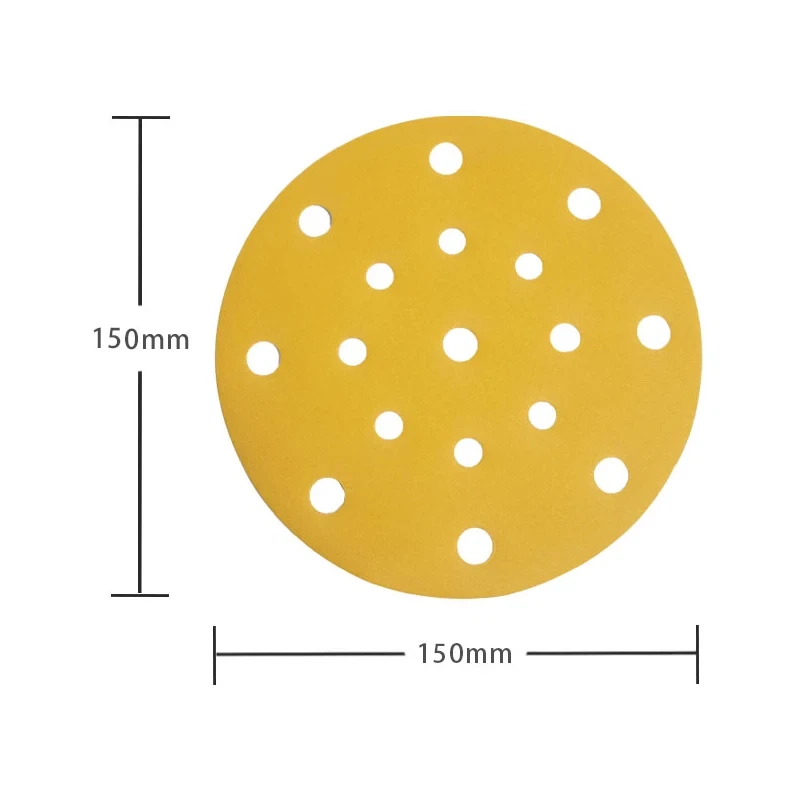 150mm 17holes Sandpaper Sanding Discs